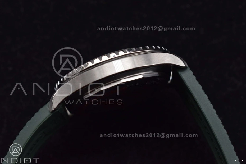 SS Rubber Best A2824 Automatic Dial on Orange Edition 42 Green 1:1 BLSF SuperOcean Strap 1113